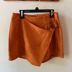 Boutique Camel Skort Skirt Size Small NWOT Orange Photo 2