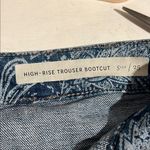 Anthropologie  Pilcro Blue Flare bootcut  Leg Jeans with paisley Pattern‎ size 25 Photo 5