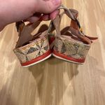 L'Artiste Spring Step Payokya Metallic Sandals Size EU 40 Artsy Tan Orange Photo 7