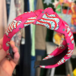 🆕 CHRISTMAS TREE ✨ Pink and White Headband NWT Photo 0