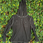 Free Planet y2k  Black Hoodie Shirt Size Medium Photo 0