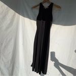 Athleta  Winona athletic mixed media ribbed flowy midi Dress xs black Photo 2