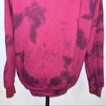 PINK - Victoria's Secret PINK VICTORIA’S SECRET Red Tie Dye Boatneck Graphic Sweatshirt XS Photo 9