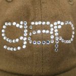Gap Vintage Y2K Brown Rhinestone Baseball Hat Photo 3
