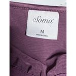 Soma  Burgundy Burn-out Velvet Camisole size Medium Photo 7
