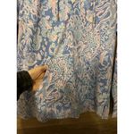 Lilly Pulitzer MEDIUM BocaBlue Sea What Sea CASSI POPOVER Pullover Sweater Photo 3