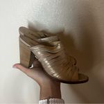 Paul Green  Avery Gold Leather strappy slip on heel mule sandals 3 / US 5.5 Photo 8