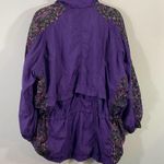 Nike Vtg 80's Women's Purple Graphics Full Zip Light Jacket Size M Photo 7
