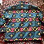Vintage A M Sports Jacket Adult Large Aztec Fleece Zip 90s Photo 5