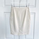 Ralph Lauren  Collection Silk Blend Ivory Textured Pencil Skirt Photo 4