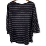 Lou & grey  Black Stripe Sweater Medium Photo 2