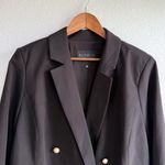 Eloquii  Womens Blazer Jacker Black Pearl Button Double Breasted Plus Size 18 Photo 3