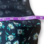 Intermix  Floral Maxi Long Sleeve Dress V Neck Black Green White Size 0 Photo 2