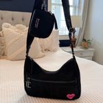 Juicy Couture  Material Girl Black All Over Print Shoulder Bag with Coin Pouch Photo 4