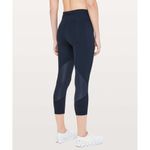 Lululemon Pace Rival Crop *Full-On Luxtreme 22" Leggings in True Navy Size 4 Photo 1