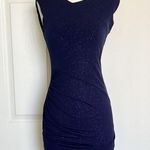 Alice + Olivia  Annabelle Dress Navy Blue Sparkly Bodycon Photo 0