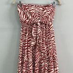 Anthropologie NWT By Together Zebra Print Strapless Mini Dress Photo 0