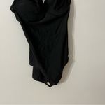 Bill Blass Vintage  classic black one piece bathing suit. Scalloped Balconette Photo 2