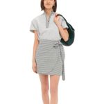 Tuckernuck Pomander Place Green Gingham Frida Wrap Dress Linen Blend Sz XL Photo 1