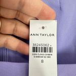 Ann Taylor  Women's Size 8 Lavender Square Neck Sleeveless Sheath Dress Wedding‎ Photo 7
