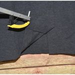 J. Jill Pencil Skirt Dark Gray Ponte Stretch Knit Straight Pull Photo 2