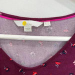 Boden burgundy‎ floral printed prairie dress Purple Size 10 Photo 5