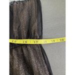 MSK Petite Black Metallic Shimmer Halter Maxi Gown Women’s Size 10P Photo 7