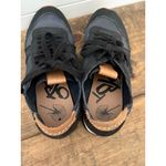 OTBT Unisex Black Leather Suede Sneakers Size 6.5 Casual Retro Chic Photo 4