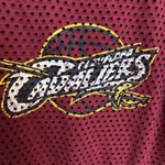 NBA Cleveland Cavaliers 4 Her Small women's basketball Mesh Shirt 4her Carl Bank Red Photo 1