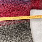 J. Jill Gradient Cable Knit Cardigan S Womens Purple Red Gray Ombre Long Photo 5