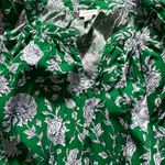 J.Crew Green Floral Keyhole Dress Photo 2