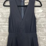 BLQ Pleated Navy Romper Blue Size 0 Photo 2
