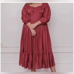 Jessakae Red Pear Midi Dress Photo 2