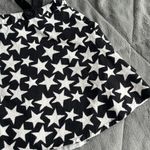 Tripp NYC Daang Goodman Black & White Star Print Suspender Mini Skirt Size Small Photo 4