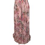 R & M Richards Sleeveless Floral Evening Gown Dress Women’s Size 6 Peach Coral Pink Photo 5