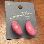 Universal Threads Universal Thread Pink Earrings nickel free hoop jewelry New size Medium Photo 0
