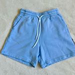Alexander Wang  Terry Shorts Blue Photo 3