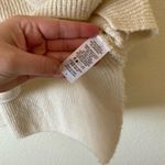 Double Zero Sleeveless turtleneck Sweater Vest Cream Size Large Photo 4