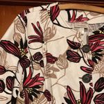 Dress Barn  Jacket - Floral Button Down w/ Pockets - Overcoat - 3/4 Length Sleeves Photo 6