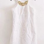 Laundry by Shelli Segal Dress 8 Jacquard Floral & Embellished Beaded Gemstones Photo 0