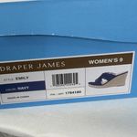 Draper James  Emily Eyelet Blue Denim Walkable Wedge Sandals Size 9 NWB‎ Photo 7