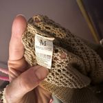 Knit Swimsuit Cover Up Fringe Tassel Skirt Taupe Brown M XS Size undefined Photo 1