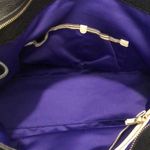 Henri Bendel CARLYLE Caviar Tumbled Black Leather Satchel Tote Crossbody Photo 13