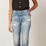 Boyish  by Her Tommy High Rise Straight Leg Distressed Jeans Repulsion Wash 25 Photo 0