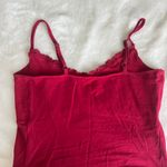 Hollister Red Lace Tank Top Photo 1