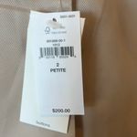 Banana Republic Blazer New Beige with Thin Silvery Blue White Stripe Photo 14