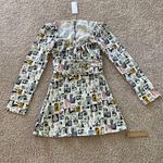 Reformation cartoon print mini dress. 0 Photo 2