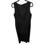 Jessica Howard  Vintage Beaded Sea Shell Black Maxi Dress Formal Ocean Size 12 Photo 3