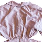 En Saison Purple Cutout Shift Dress Wrap Front Mini Length Size Small Women's Photo 10