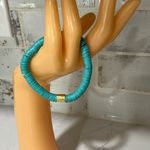 Cute Handmade Teal Elastic Bracelet Photo 0
